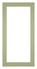 Passe Partout 45x80cm Carton Mint Green Edge 4cm Straight Front | Yourdecoration.com