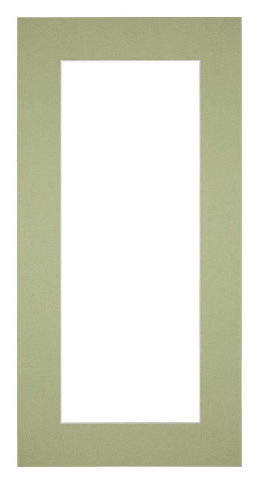 Passe Partout 45x80cm Carton Mint Green Edge 6cm Straight Front | Yourdecoration.com