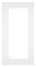 Passe Partout 45x80cm Carton White Edge 6cm Straight Front | Yourdecoration.com