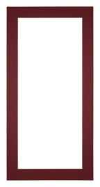 Passe Partout 45x80cm Carton Wine Red Edge 4cm Straight Front | Yourdecoration.com