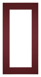 Passe Partout 45x80cm Carton Wine Red Edge 6cm Straight Front | Yourdecoration.com