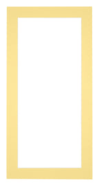 Passe Partout 45x80cm Carton Yellow Edge 4cm Straight Front | Yourdecoration.com