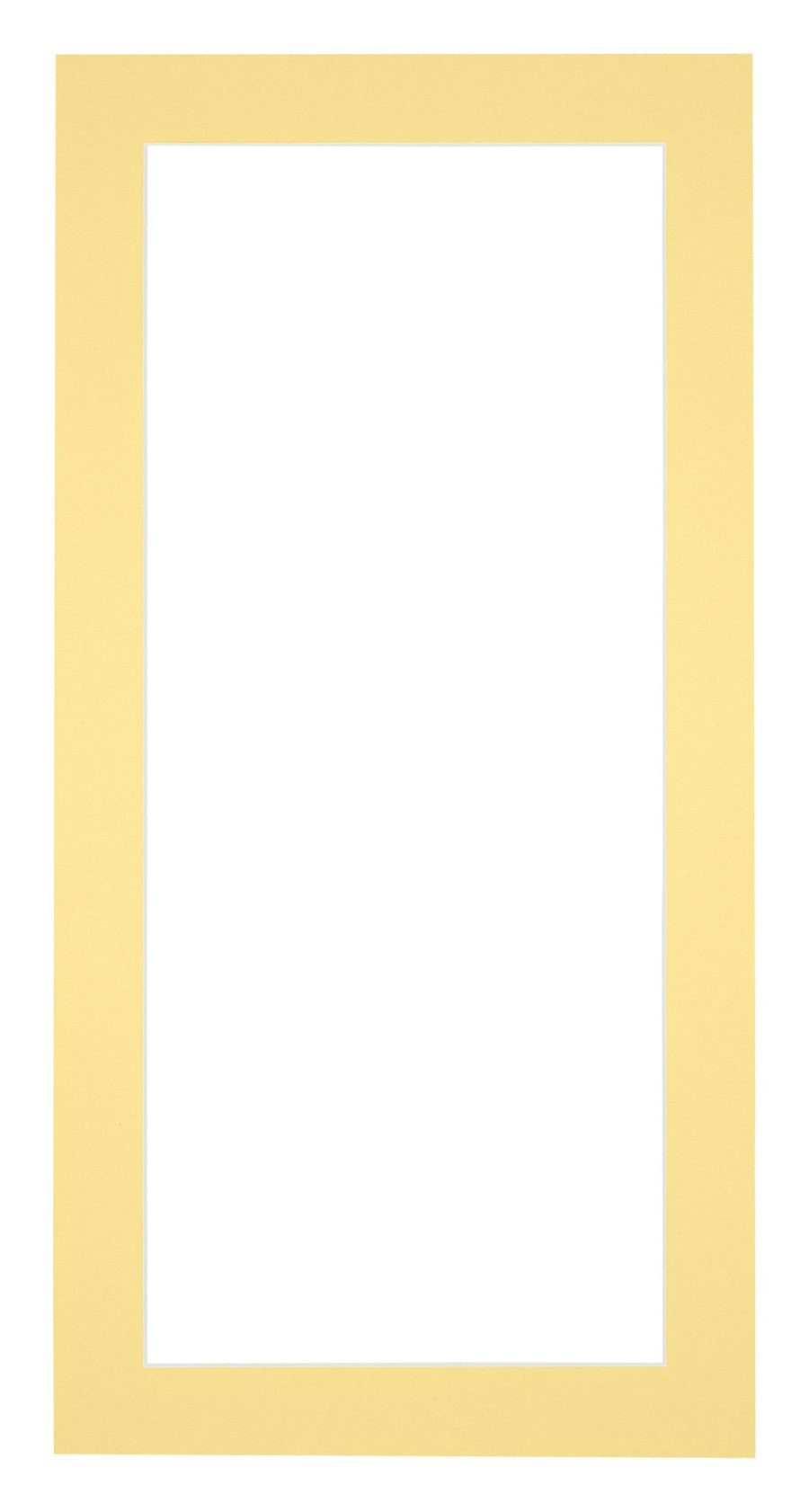 Passe Partout 45x80cm Carton Yellow Edge 4cm Straight Front | Yourdecoration.com