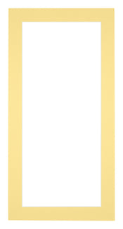 Passe Partout 45x80cm Carton Yellow Edge 4cm Straight Front | Yourdecoration.com