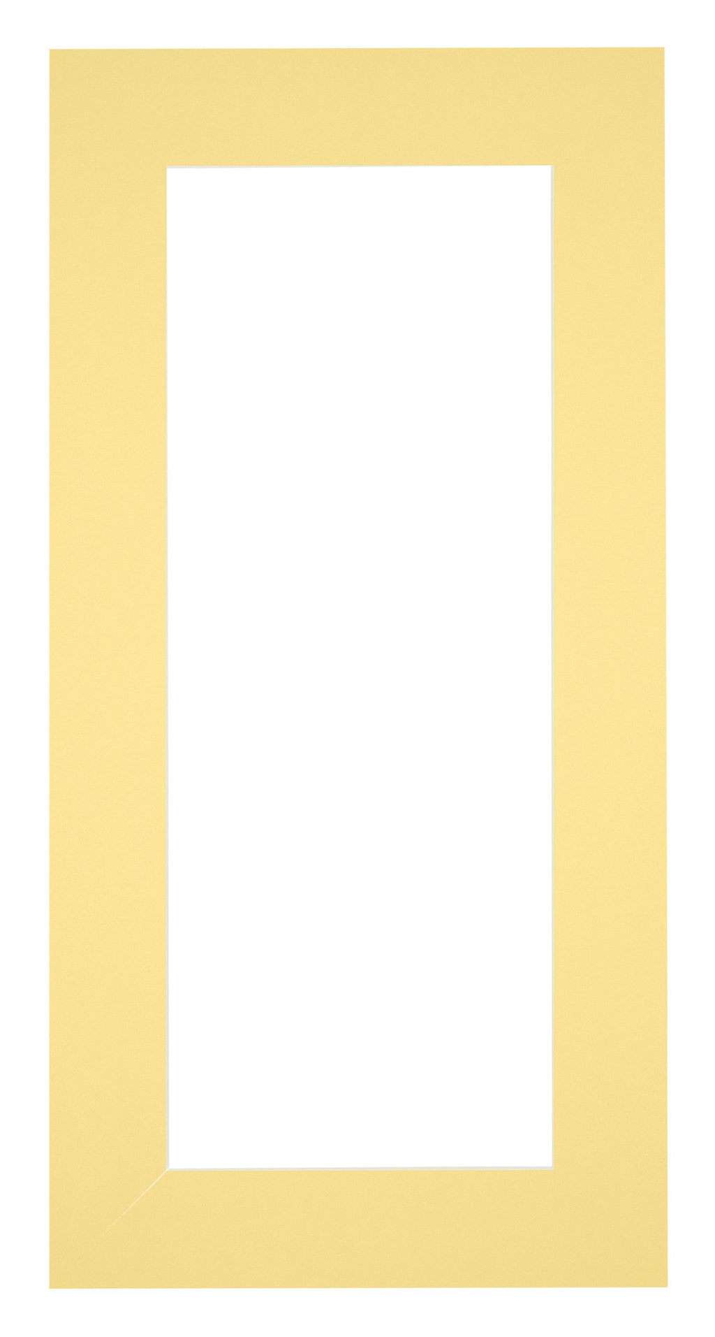 Passe Partout 45x80cm Carton Yellow Edge 6cm Straight Front | Yourdecoration.com