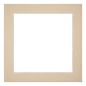 Passe Partout 50x50cm Carton Beige Edge 5cm Straight Front | Yourdecoration.com