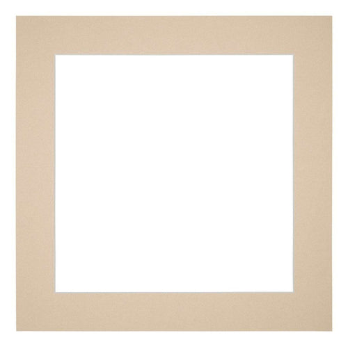 Passe Partout 50x50cm Carton Beige Edge 5cm Straight Front | Yourdecoration.com