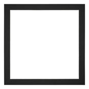 Passe Partout 50x50cm Carton Black Edge 3cm Straight Front | Yourdecoration.com