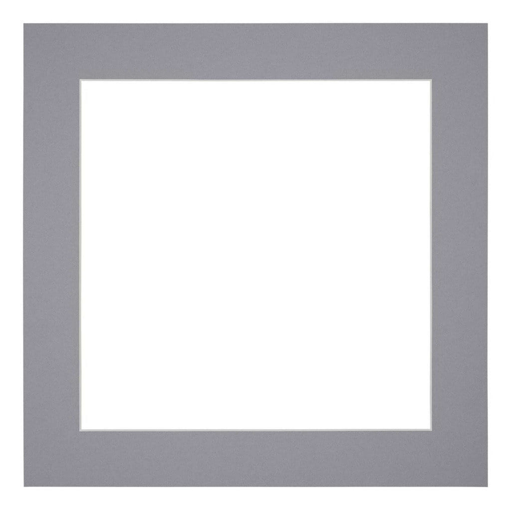 Passe Partout 50x50cm Carton Gray Edge 5cm Straight Front | Yourdecoration.com