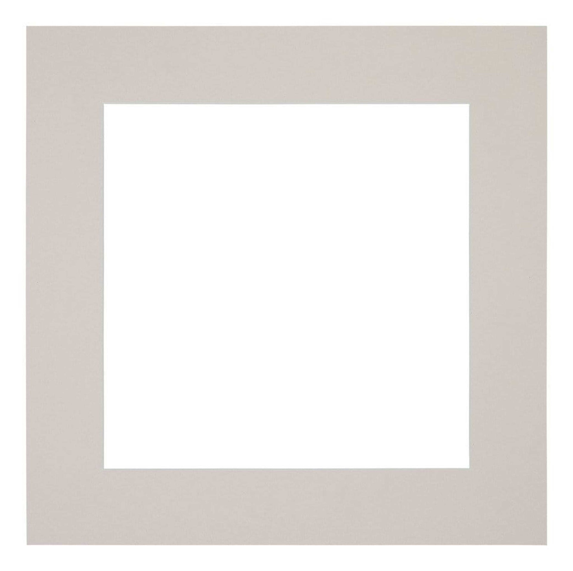 Passe Partout 50x50cm Carton Gray Gray Edge 6cm Straight Front | Yourdecoration.com