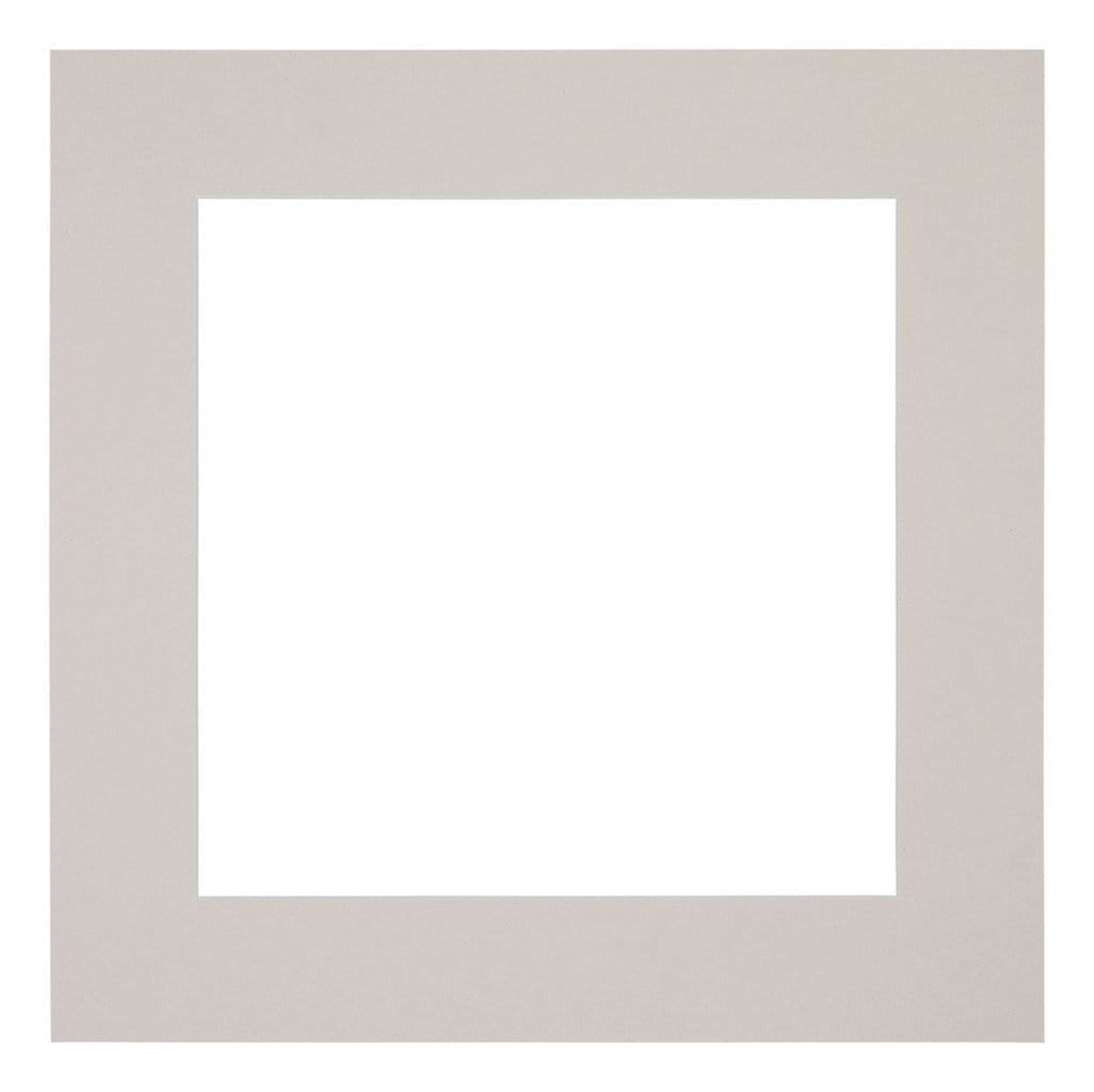 Passe Partout 50x50cm Carton Gray Gray Edge 6cm Straight Front | Yourdecoration.com