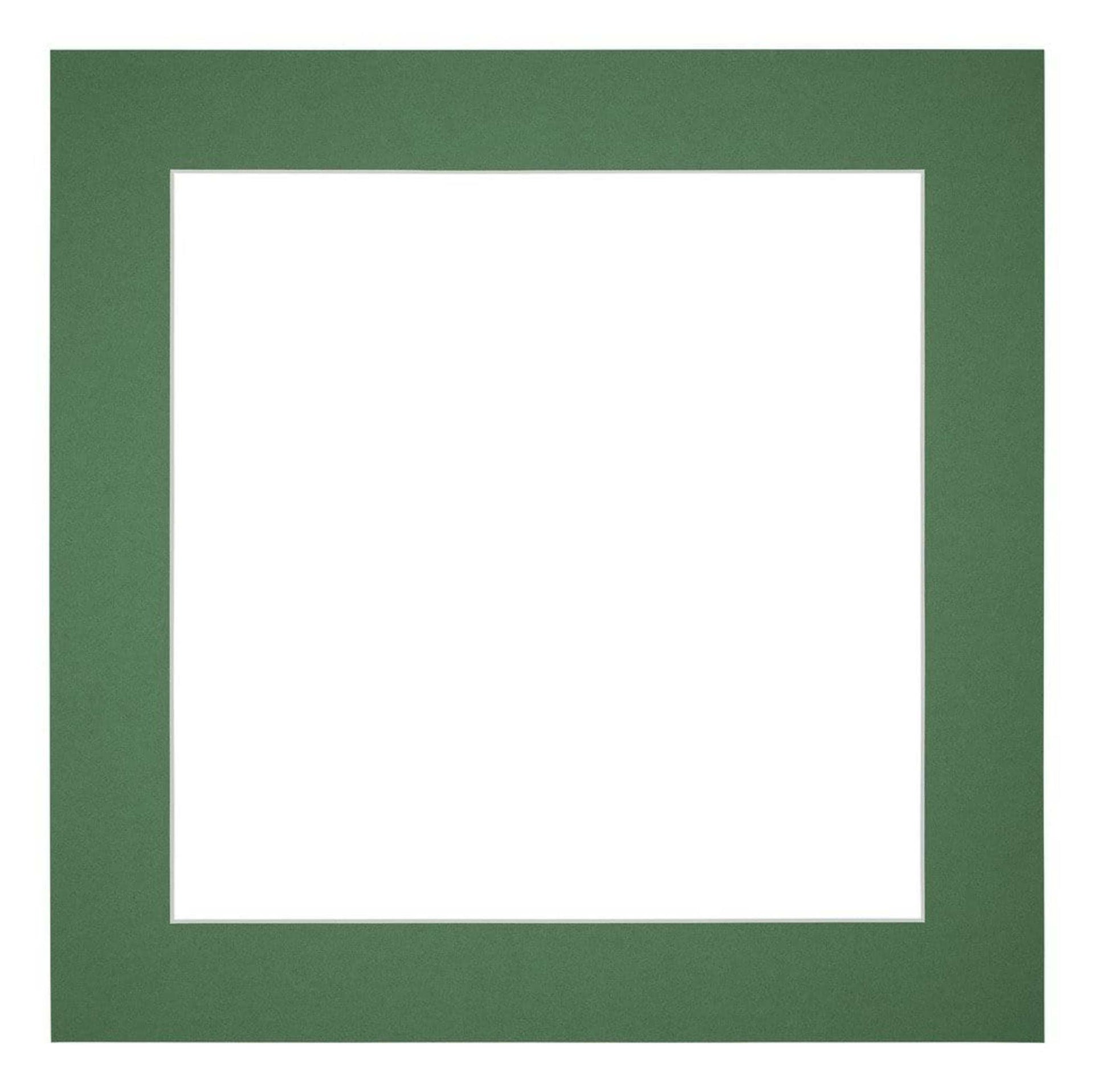 Passe Partout 50x50cm Carton Green Forest Edge 5cm Straight Front | Yourdecoration.com
