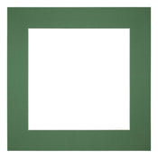 Passe Partout 50x50cm Carton Green Forest Edge 6cm Straight Front | Yourdecoration.com