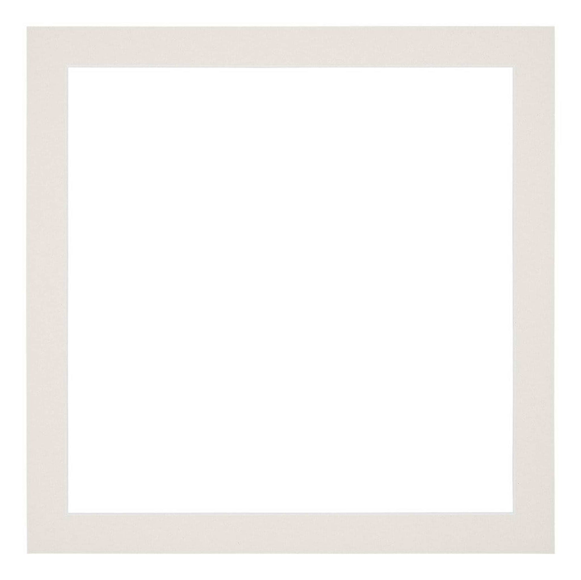 Passe Partout 50x50cm Carton Light Gray Edge 3cm Straight Front | Yourdecoration.com
