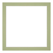 Passe Partout 50x50cm Carton Mint Green Edge 3cm Straight Front | Yourdecoration.com