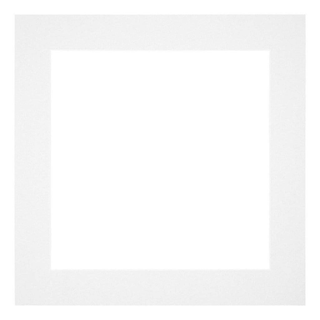 Passe Partout 50x50cm Carton White Edge 5cm Straight Front | Yourdecoration.com