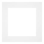 Passe Partout 50x50cm Carton White Edge 6cm Straight Front | Yourdecoration.com