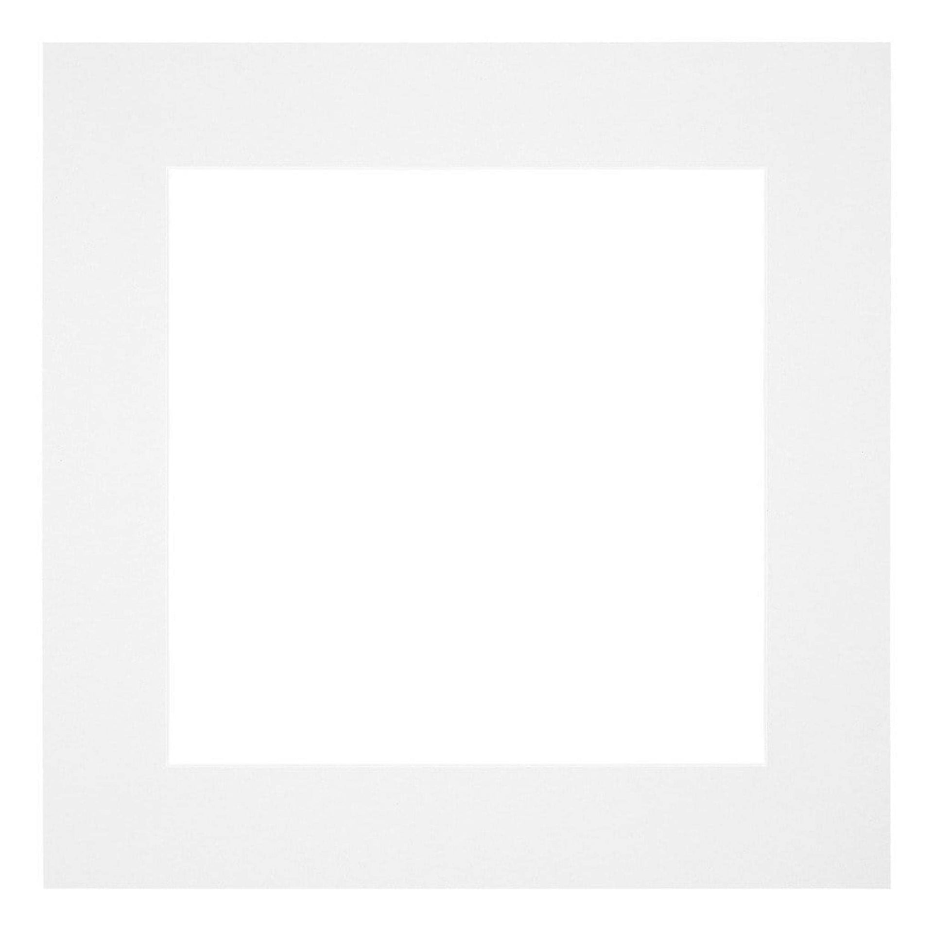 Passe Partout 50x50cm Carton White Edge 6cm Straight Front | Yourdecoration.com