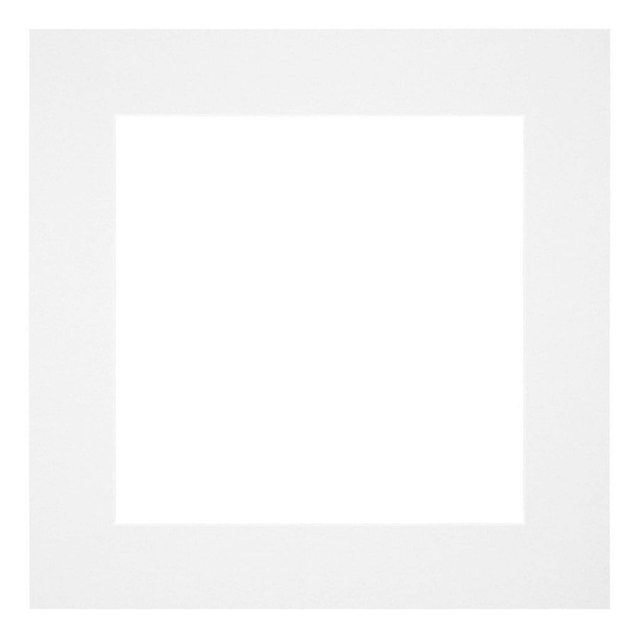 Passe Partout 50x50cm Carton White Edge 6cm Straight Front | Yourdecoration.com