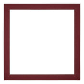 Passe Partout 50x50cm Carton Wine Red Edge 3cm Straight Front | Yourdecoration.com