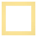 Passe Partout 50x50cm Carton Yellow Edge 5cm Straight Front | Yourdecoration.com