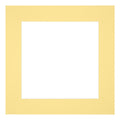 Passe Partout 50x50cm Carton Yellow Edge 6cm Straight Front | Yourdecoration.com