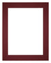 Passe Partout 50x60cm Carton Wine Red Edge 5cm Straight Front | Yourdecoration.com
