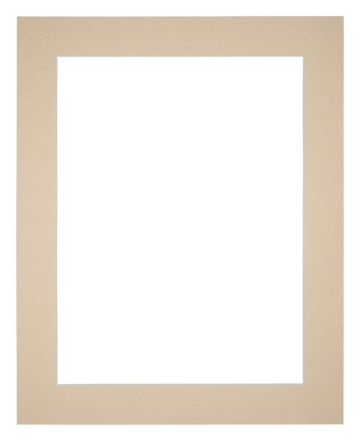 Passe Partout 50x65cm Carton Beige Edge 5cm Straight Front | Yourdecoration.com