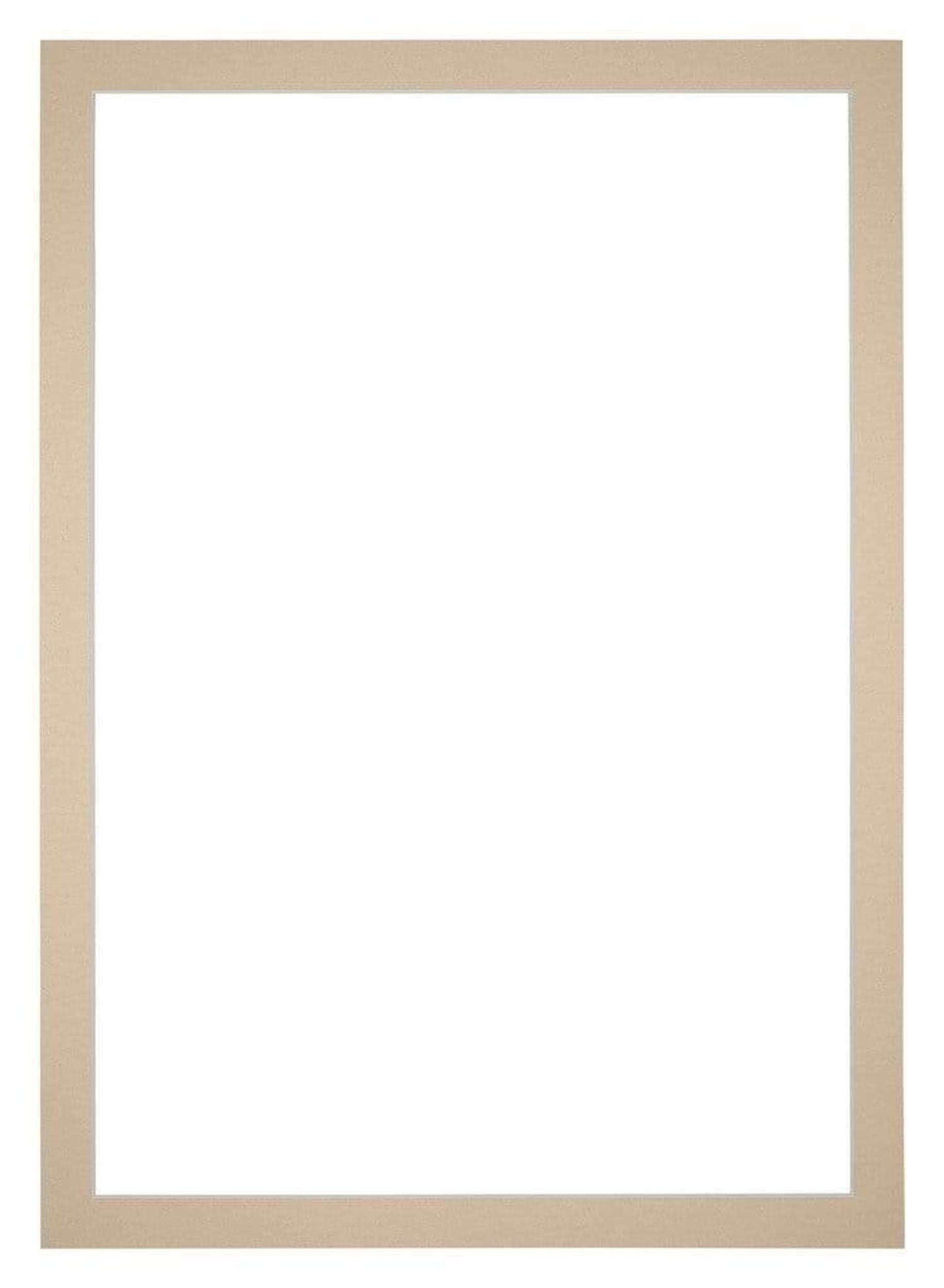 Passe Partout 50x70cm Carton Beige Edge 3cm Straight Front | Yourdecoration.com