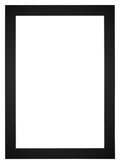 Passe Partout 50x70cm Carton Black Edge 5cm Straight Front | Yourdecoration.com