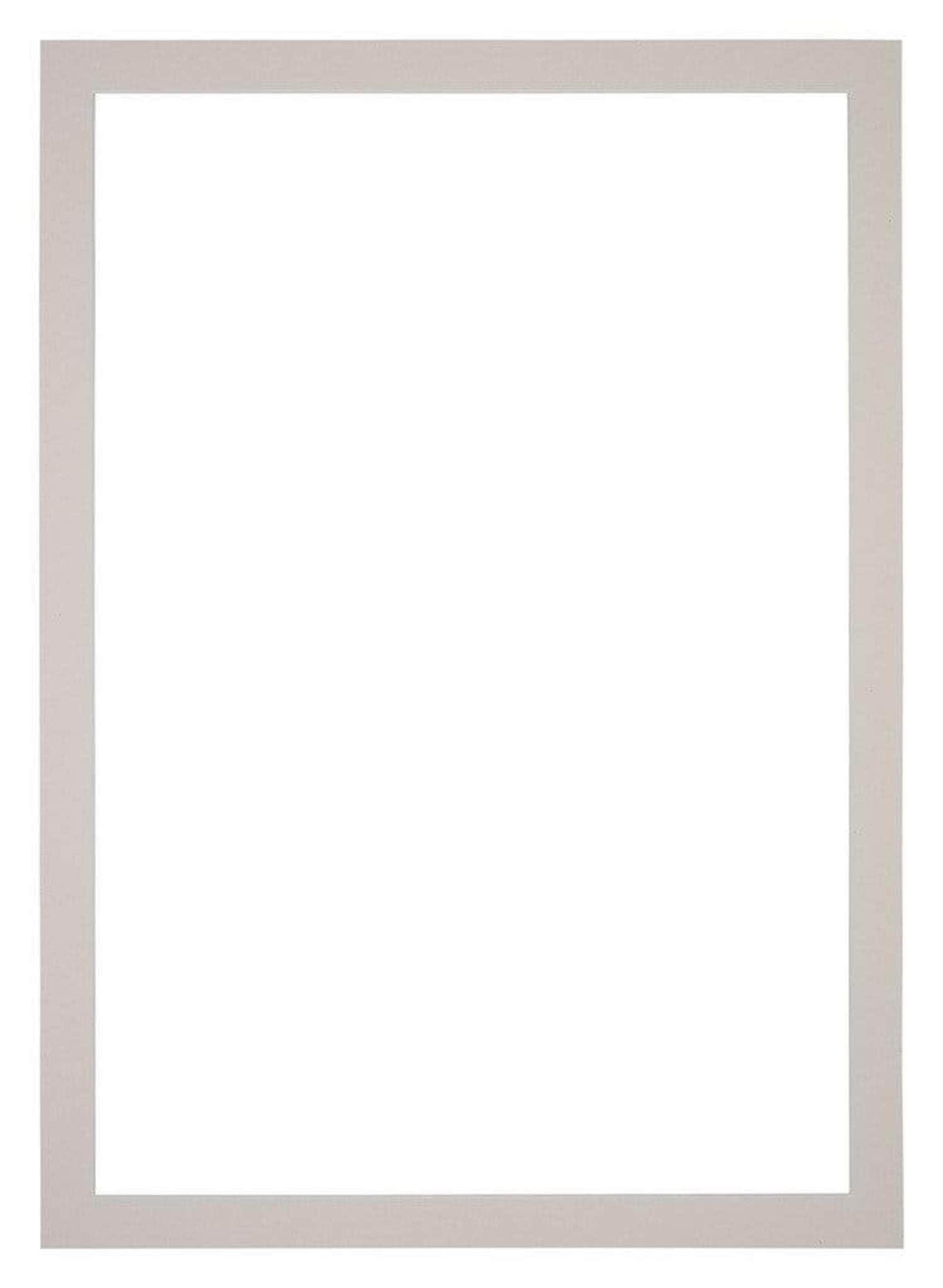 Passe Partout 50x70cm Carton Gray Gray Edge 3cm Straight Front | Yourdecoration.com
