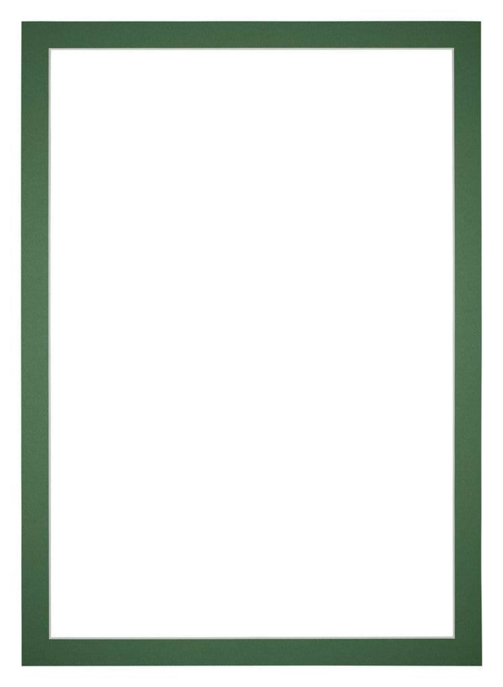 Passe Partout 50x70cm Carton Green Forest Edge 3cm Straight Front | Yourdecoration.com