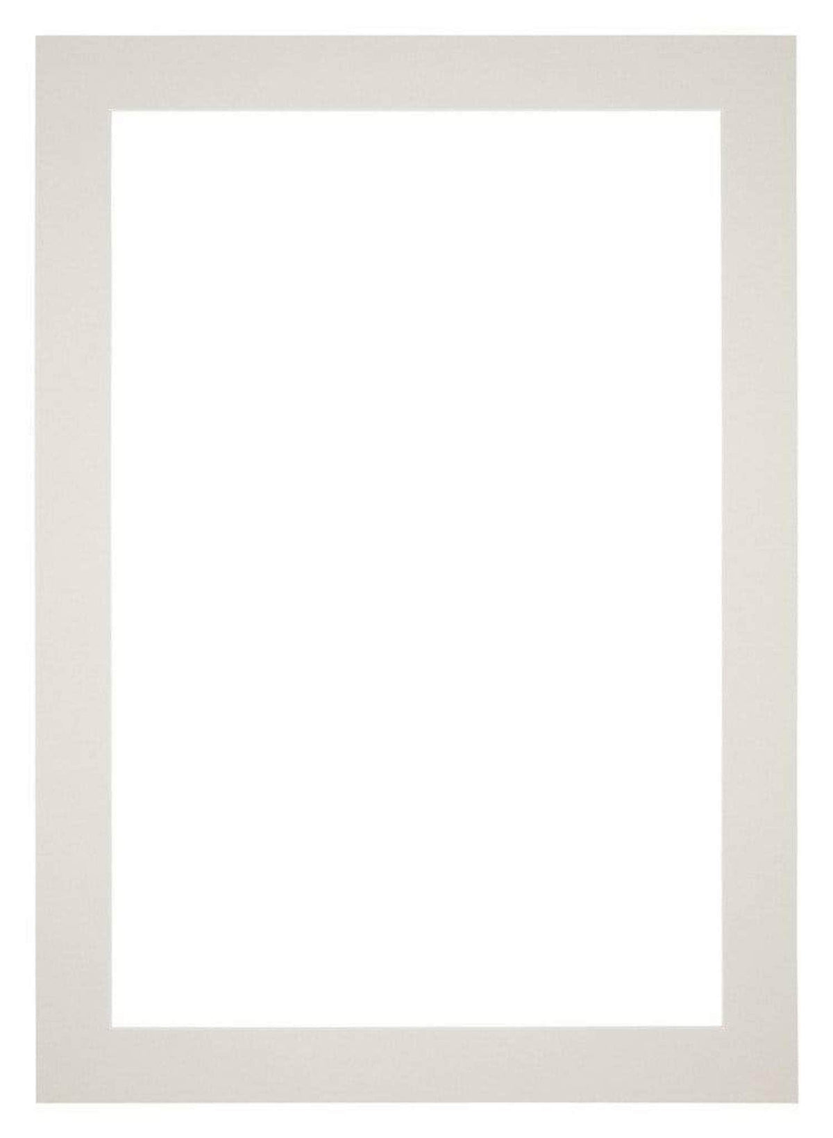 Passe Partout 50x70cm Carton Light Gray Edge 5cm Straight Front | Yourdecoration.com