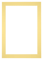 Passe Partout 50x70cm Carton Yellow Edge 5cm Straight Front | Yourdecoration.com