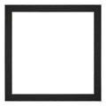 Passe Partout 55x55cm Carton Black Edge 3cm Straight Front | Yourdecoration.com