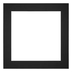 Passe Partout 55x55cm Carton Black Edge 5cm Straight Front | Yourdecoration.com
