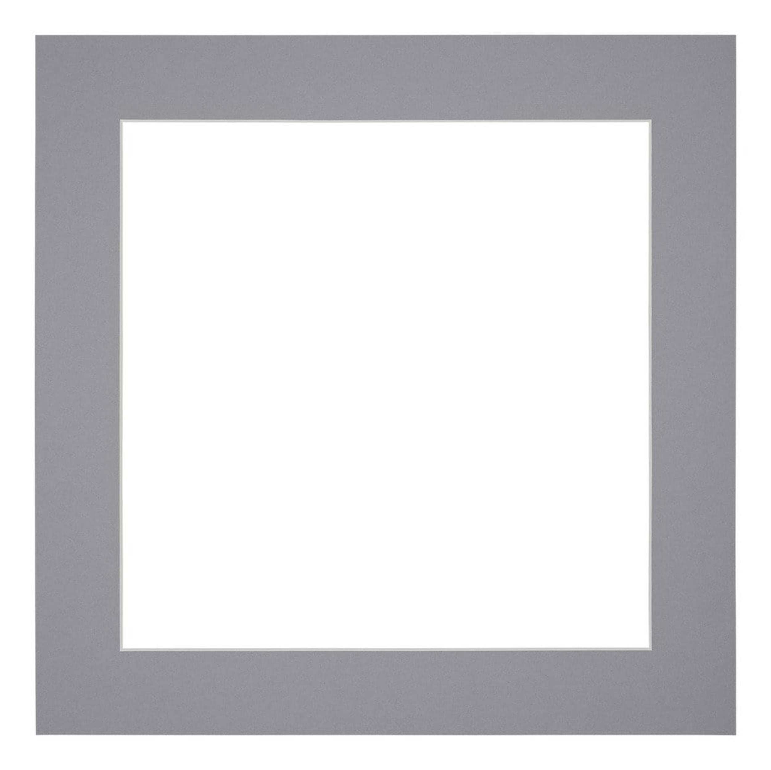 Passe Partout 55x55cm Carton Gray Edge 5cm Straight Front | Yourdecoration.com
