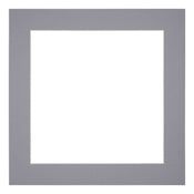 Passe Partout 55x55cm Carton Gray Edge 5cm Straight Front | Yourdecoration.com