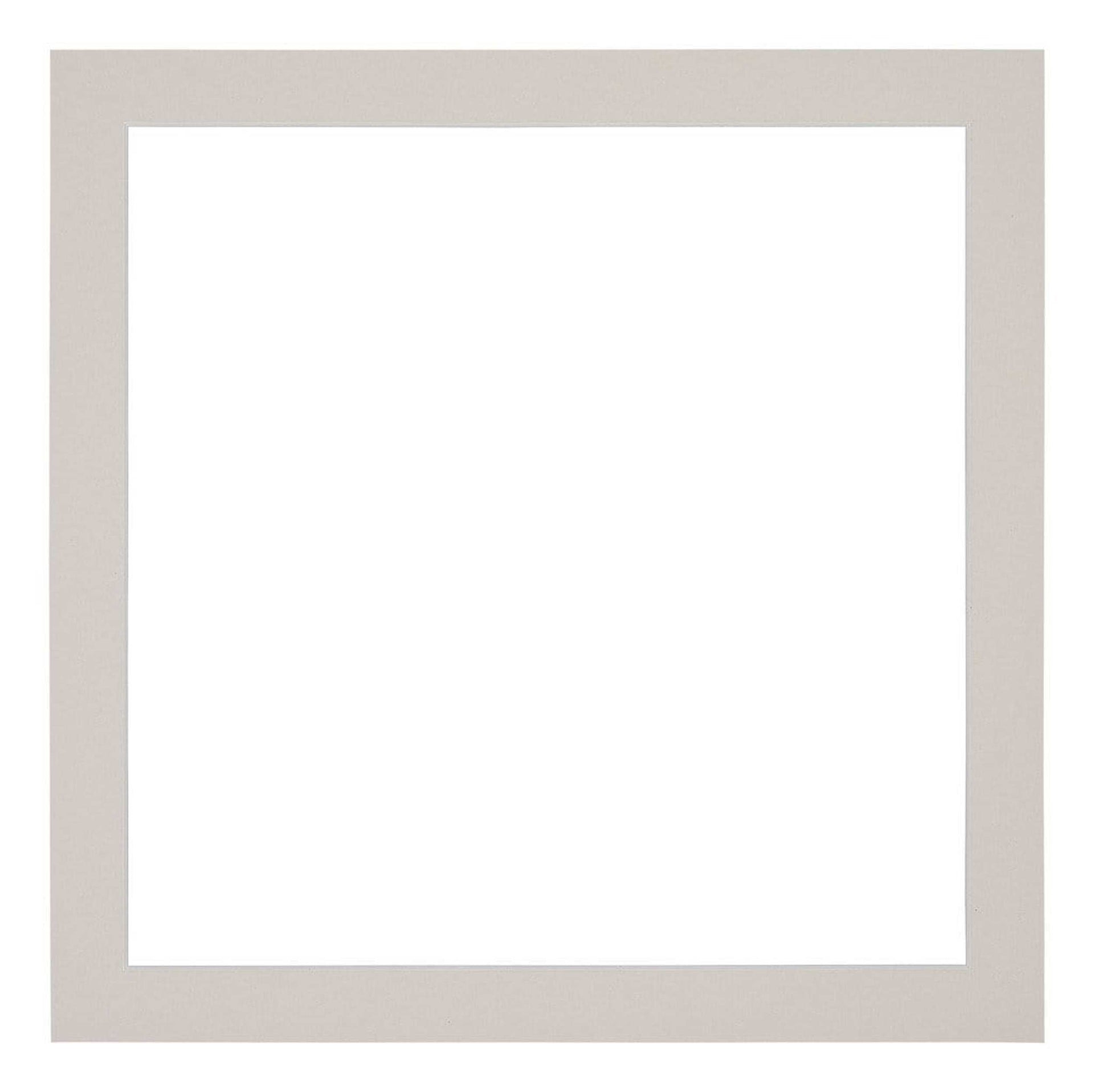 Passe Partout 55x55cm Carton Gray Gray Edge 3cm Straight Front | Yourdecoration.com