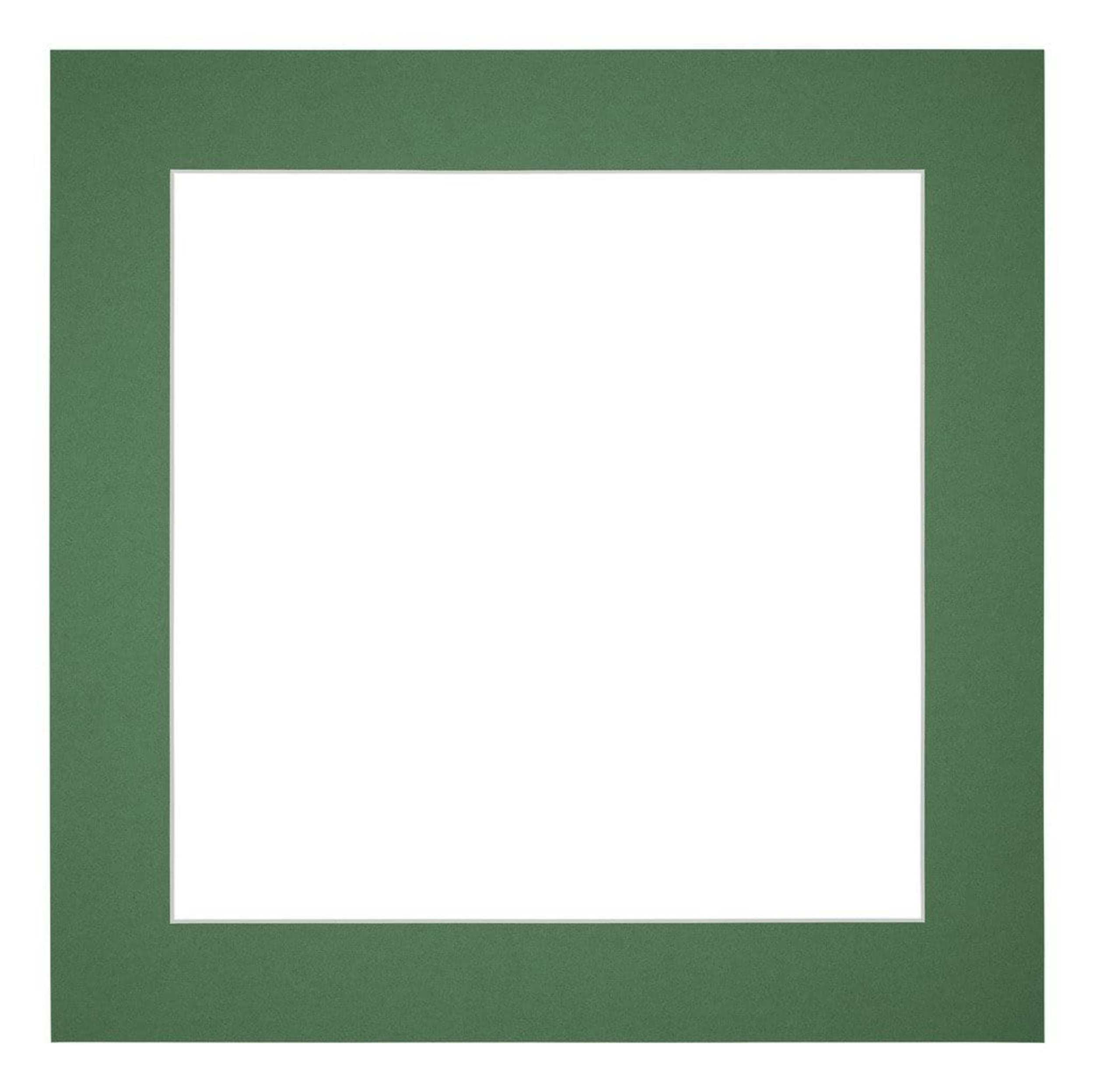 Passe Partout 55x55cm Carton Green Forest Edge 5cm Straight Front | Yourdecoration.com