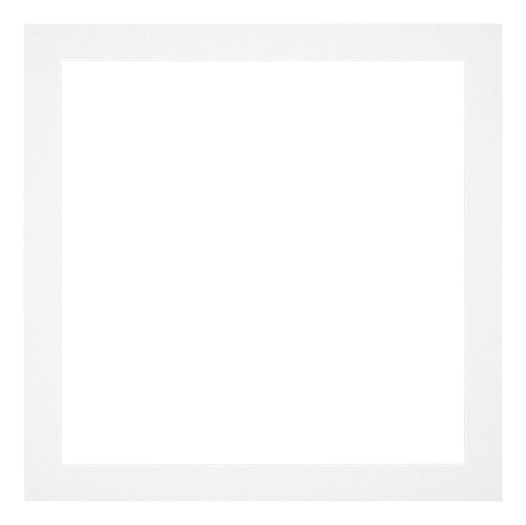 Passe Partout 55x55cm Carton White Edge 3cm Straight Front | Yourdecoration.com