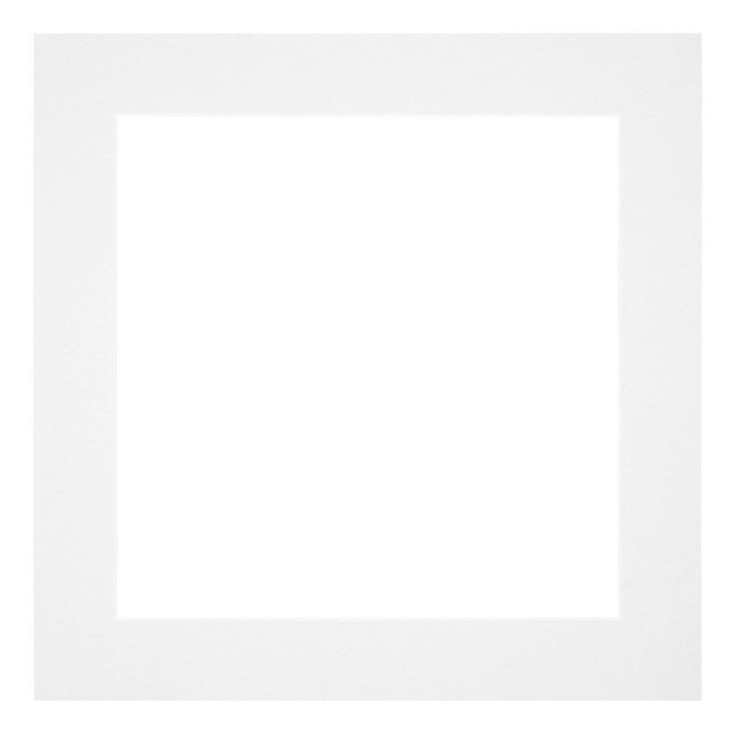 Passe Partout 55x55cm Carton White Edge 5cm Straight Front | Yourdecoration.com