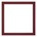 Passe Partout 55x55cm Carton Wine Red Edge 3cm Straight Front | Yourdecoration.com