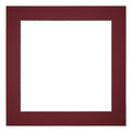 Passe Partout 55x55cm Carton Wine Red Edge 5cm Straight Front | Yourdecoration.com