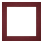 Passe Partout 55x55cm Carton Wine Red Edge 5cm Straight Front | Yourdecoration.com