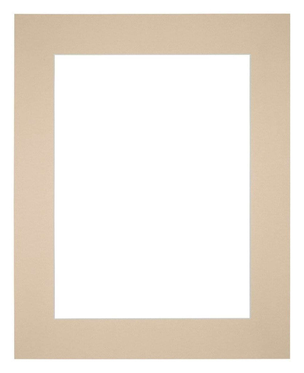 Passe Partout 56x71cm Carton Beige Edge 6cm Straight Front | Yourdecoration.com