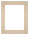 Passe Partout 56x71cm Carton Beige Edge 6cm Straight Front | Yourdecoration.com