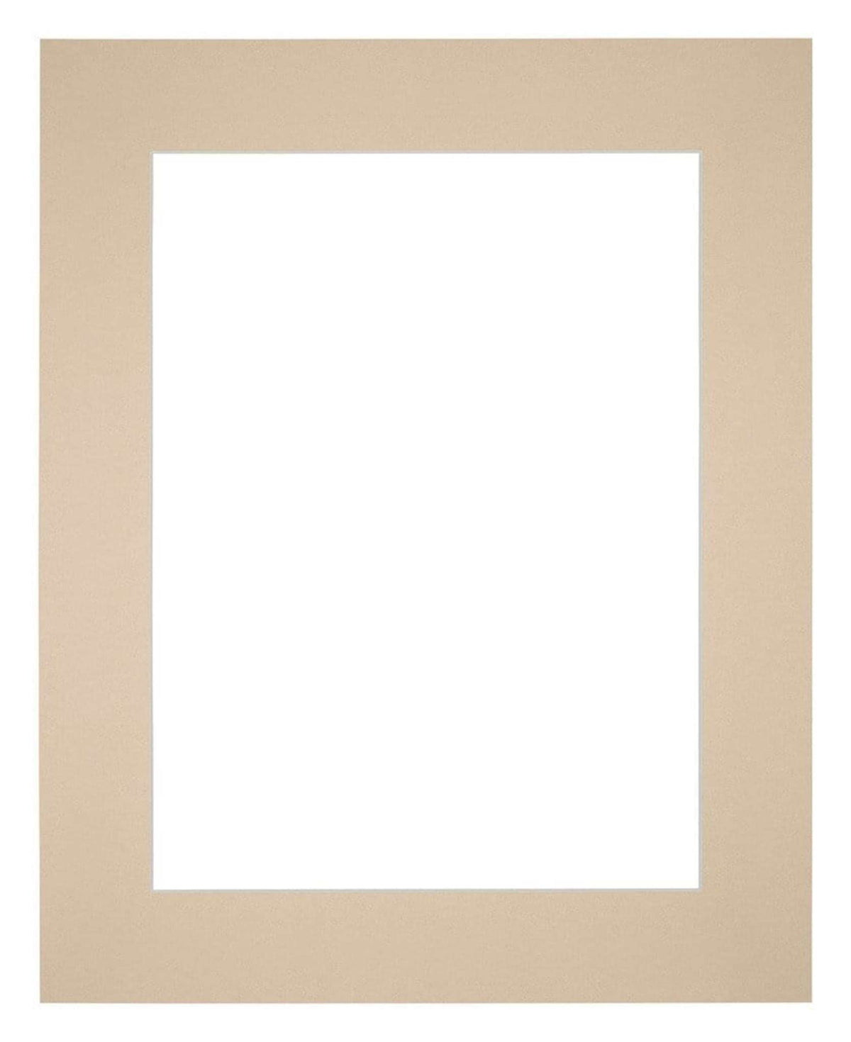 Passe Partout 56x71cm Carton Beige Edge 6cm Straight Front | Yourdecoration.com