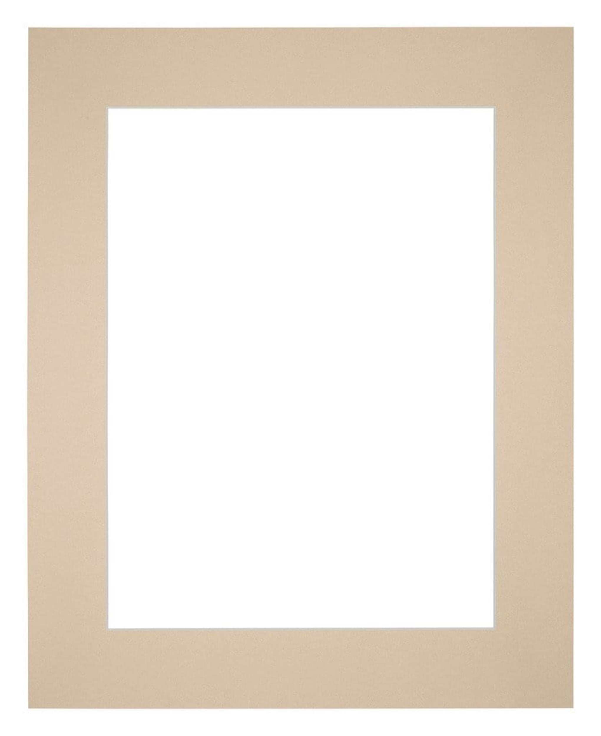 Passe Partout 56x71cm Carton Beige Edge 6cm Straight Front | Yourdecoration.com