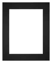 Passe Partout 56x71cm Carton Black Edge 6cm Straight Front | Yourdecoration.com